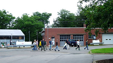 Insect collecting trip off to the nearby ravine.